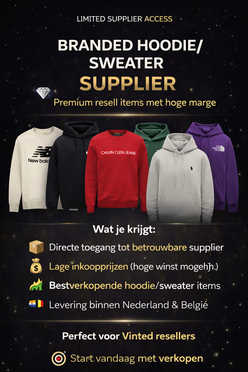 BRANDED HOODIE/SWEATER SUPPLIER